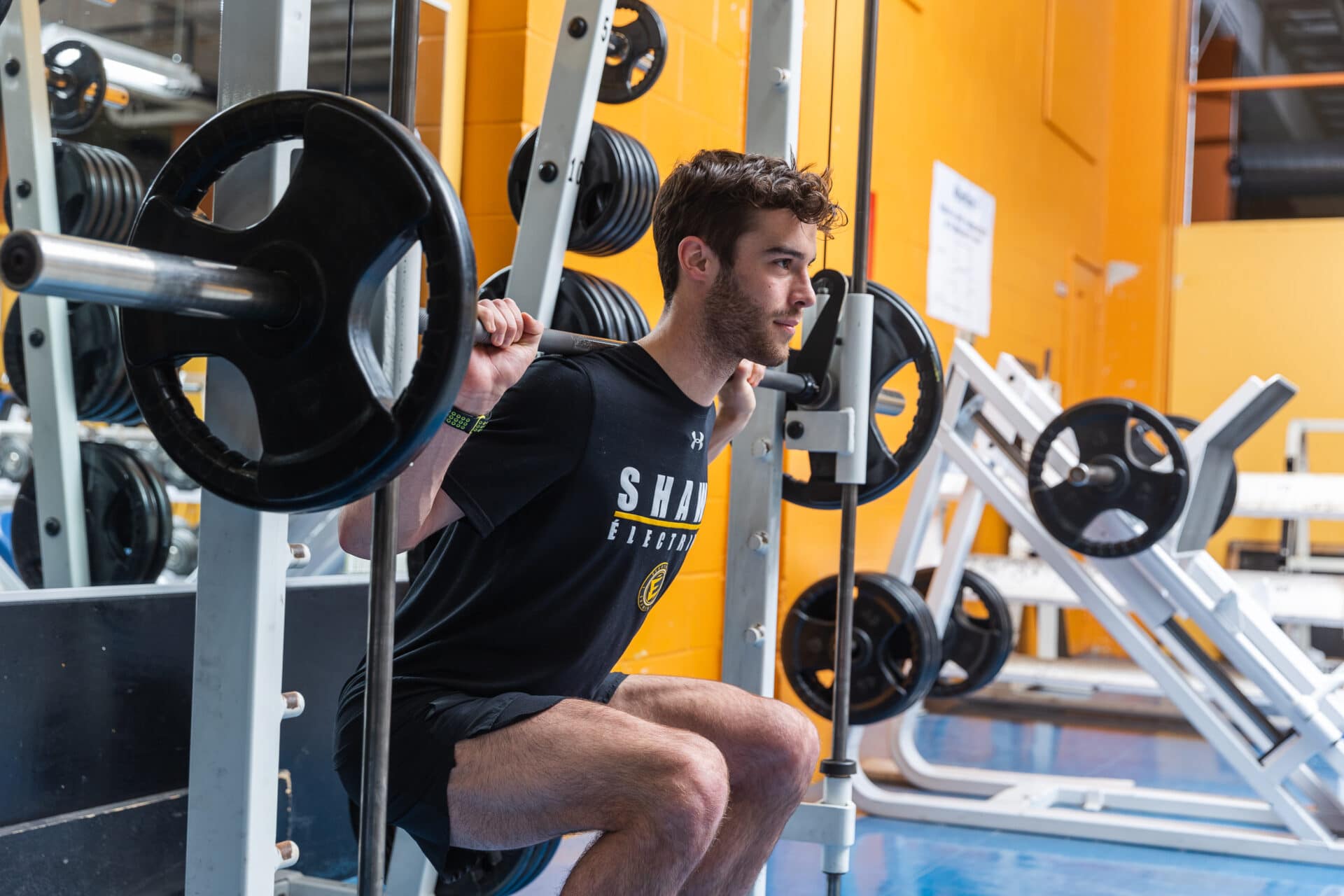 Utilisateur de la salle d'entraînement